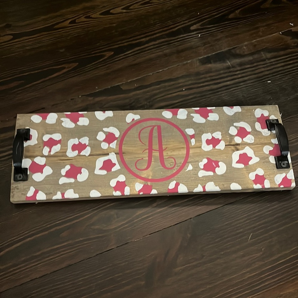 initial A tray